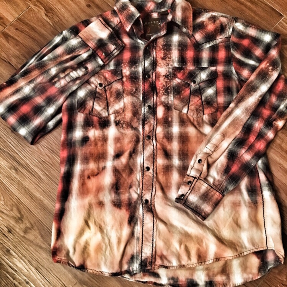 ROPER Custom bleached flannel.